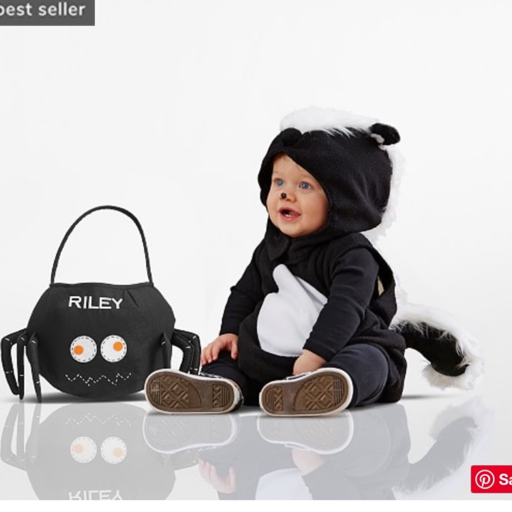 Pottery Barn Baby Skunk Costume (12-24 mos)
